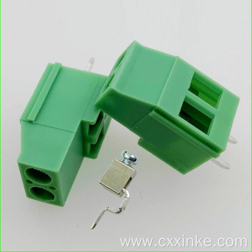 5.0MM pitch screw type PCB terminal blocks can be spliced